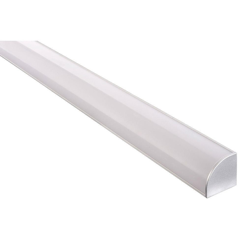 LED-ljus Hörnaluminium LED-profil 6063-T5 Aluminiumlegering Aluminium Linjärt ljus