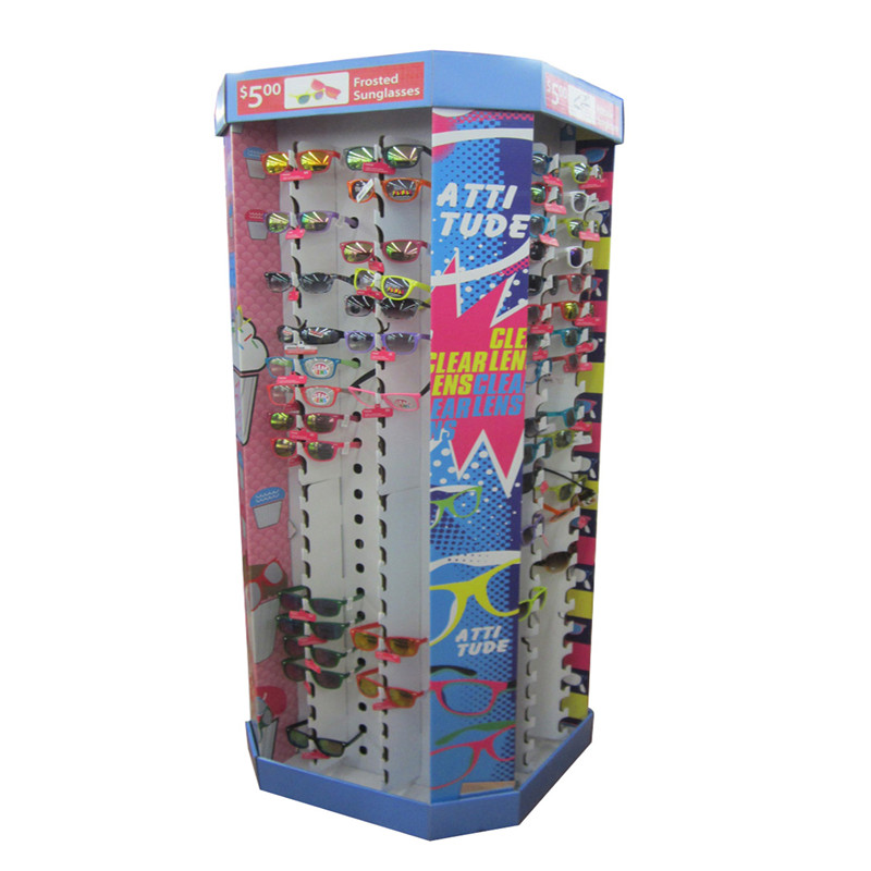 Anpassade glasögon / rackstativ / kartong Display Hook Display