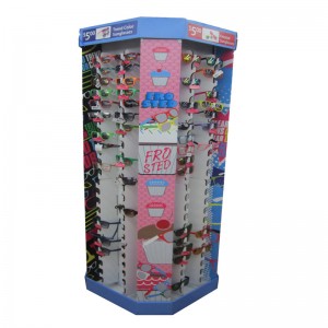 Anpassade glasögon / rackstativ / kartong Display Hook Display