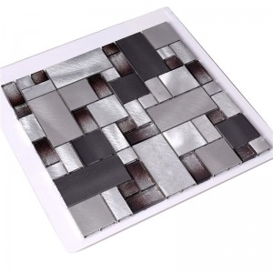 Stål Kachelofen mosaikväggspis / öppen spis