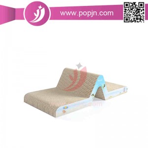 Skrapa för husdjur korrugerad kartong kattskrapare / kattskrapor som omsluter kattknäpp