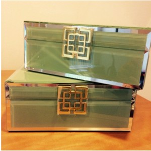 Träglas smyckeskrin