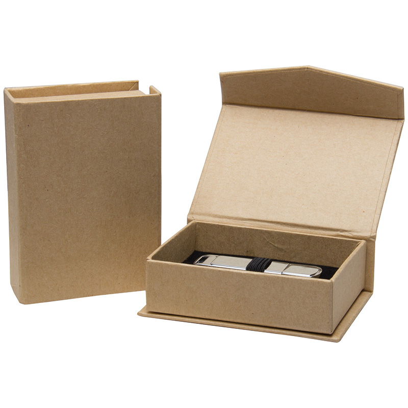 Anpassad återvunnen funktion med kraftförpackning, hopfällbar fällbar pappers presentförpackning för mat
