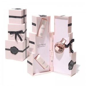 Kakformad nätt design kartonguppsättning låda för godis