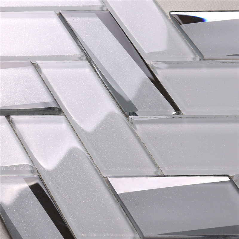 HMB37 Fabriksförsörjning Crystal Porslin glaslist mosaikplattor