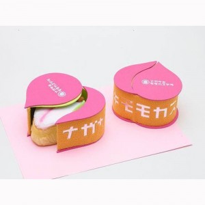 Lyxig kartong för hjärtaformförpackning