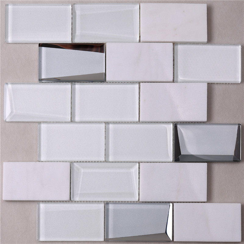 HMB48 Självhäftande 3d Gel Cube 3d mosaik väggplattor för ny design