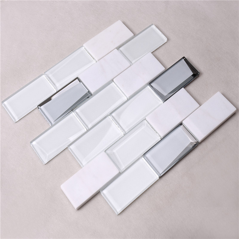 HMB48 Självhäftande 3d Gel Cube 3d mosaik väggplattor för ny design