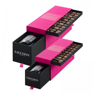 Anpassad styv förpackning lyxig magnetpappers presentask