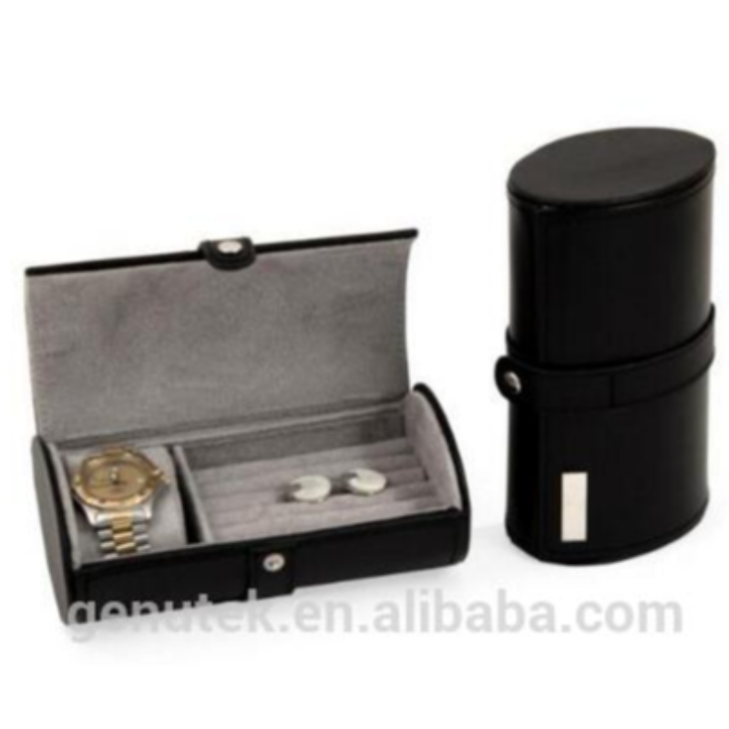 Leather Watch u0026 Cufflink Travel Case