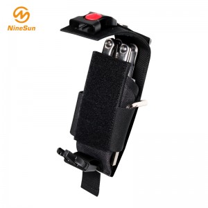 Liten svart nylon fällknivsmantel - NS-KF-180014