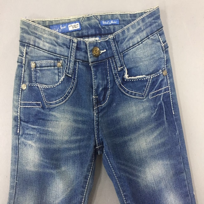 kontrast sitching pojke jeans WSG005