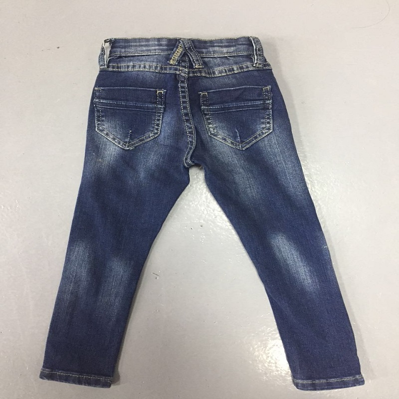 mörkblå mager jeans barn jeans WSG007