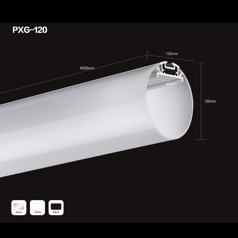 Hög kvalitet 6063 T5 LED linjär aluminiumprofil för LED-remsa