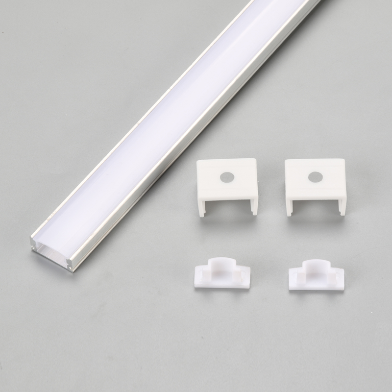 LED-styv remsa SMD5050 SMD5630 aluminiumprofil PC-täckprofil LED-remsskydd för LED-barljus