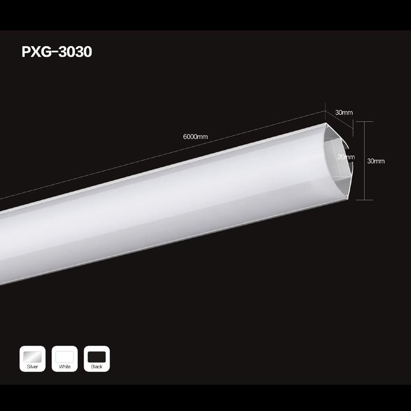 Anpassad LED-aluminiumkanalprofil för LED-remsbelysning