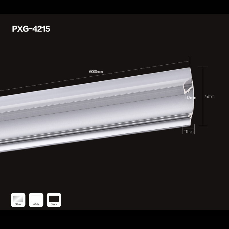 Industriell aluminiumprofil för aluminiumutpressning för LED-strängsprutad