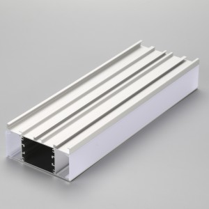Silveranodiserad 6063 T5 U-aluminiumprofil för LED-belysning