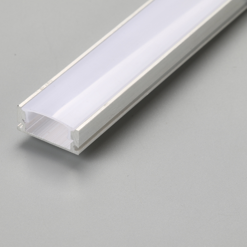 Smal U-formad LED-aluminiumkanal 1707 för LED-remsor i aluminiumprofil