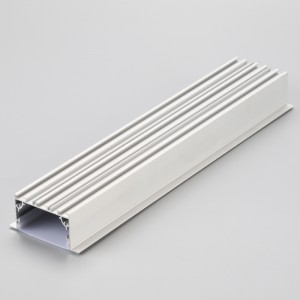 Hot sell extruderad U-kanal svart silver anodiserad LED-rems aluminiumram