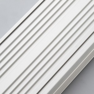 LED-aluminiumprofil med PC-diffusor platt form