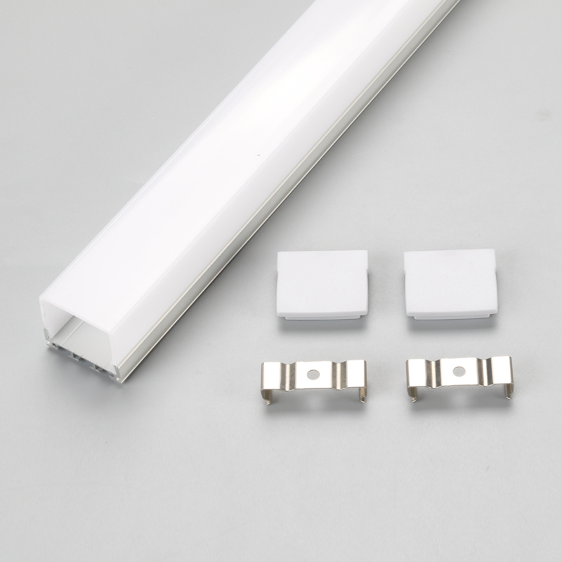 Aluminiumskanal för LED-remsa aluminiumkanal för flexibel LED-ljusremsdiffusor