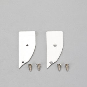 Hörn aluminiumkanal för LED-remsa aluminiumprofil extrudering LED-remsa aluminium kylfläns