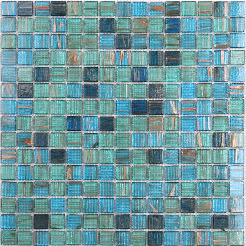 Iriserande Golden Line Glass Mosaic Swimming Pool Tile Till Salu