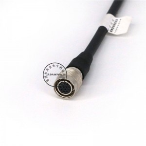 kameralänk 12-polig cirkulär industriell kamerakabel