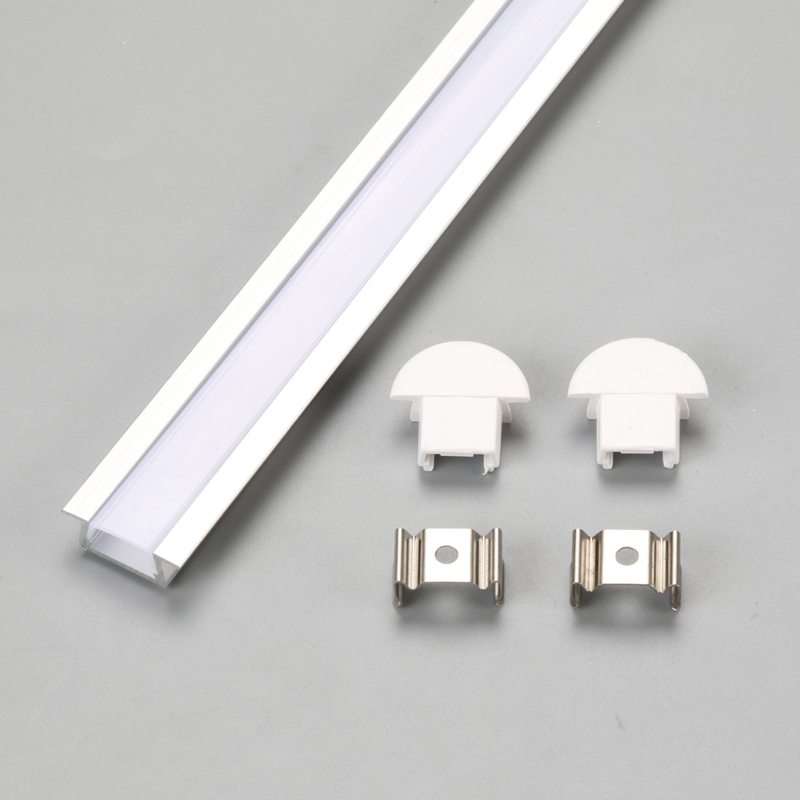 Miljöskydd och aluminiumhuvprofil för LED-lampa