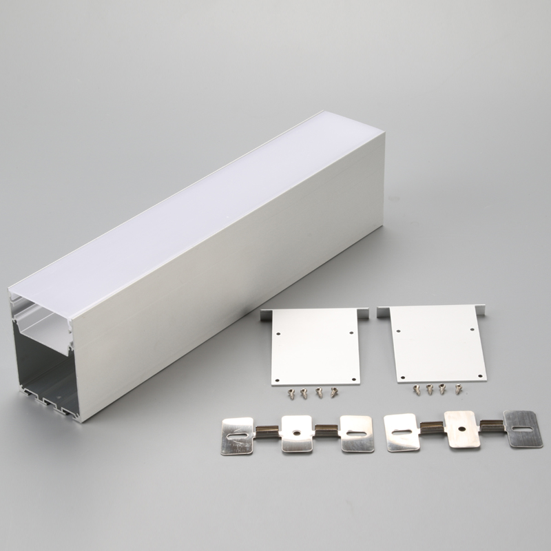 Ytmonteringsmontering ledd aluminiumkanalens aluminiumprofil för LED-linjär ljusstång