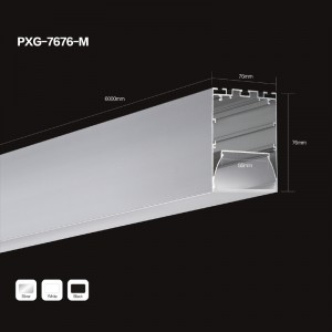 LED-aluminiumprofiltillbehör för LED-remsa LED-profilaluminium