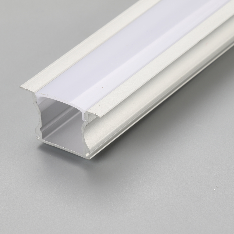 Linjär belysningsarmatur i H-form aluminiumprofil LED-remsbelysning med diffusorkåpa