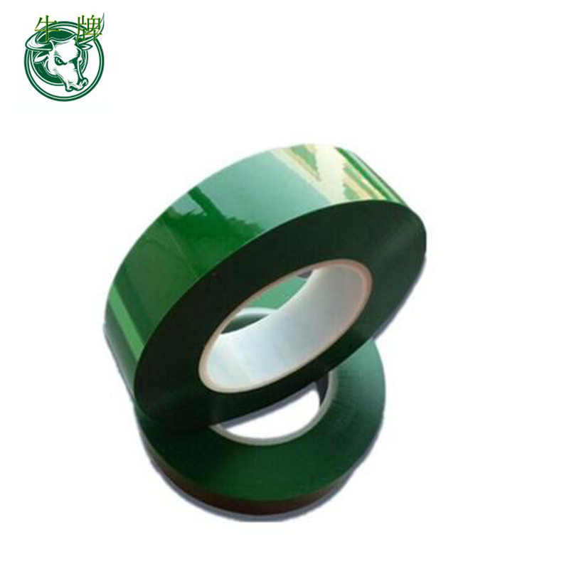 PET-film Hög vidhäftning Green Li Battery Terminate Tape