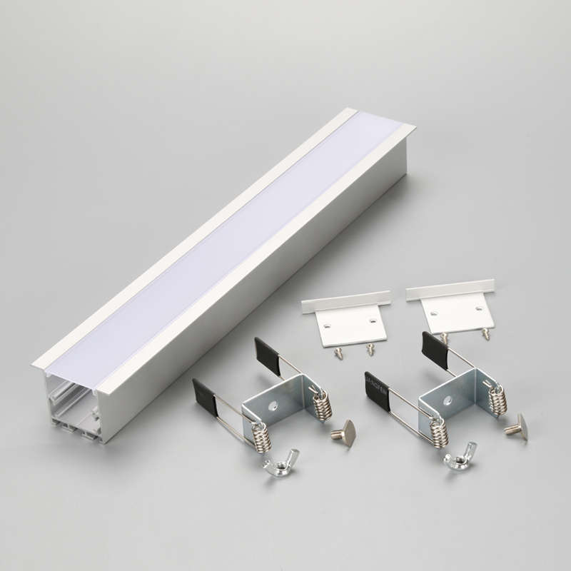 Infälld aluminiumsprutning 5050 2835 LED-rems ljusprofil