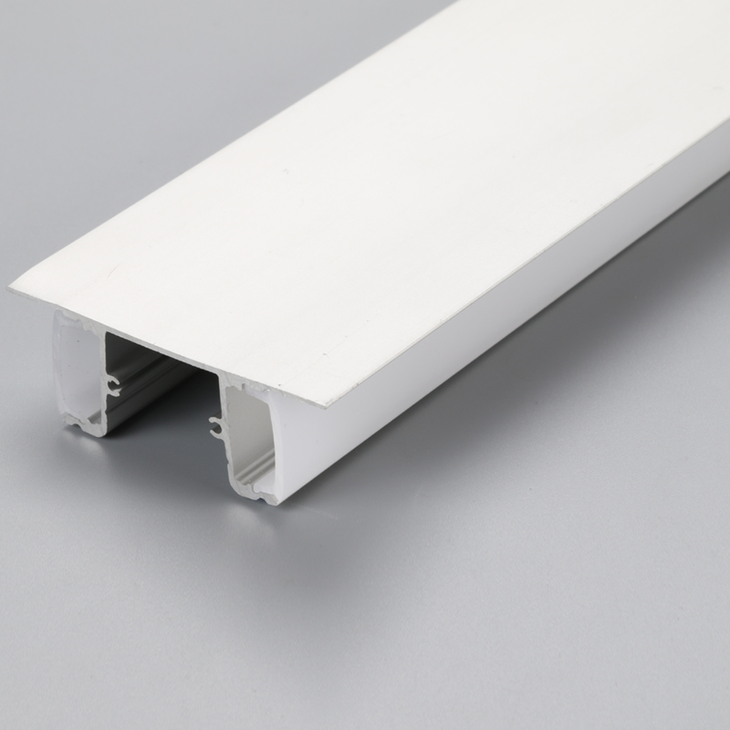Två sidobelysning aluminium LED-band tejp ljus montering kanal profil