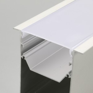 Linjär LED-remslamprofil med hög precision i aluminium