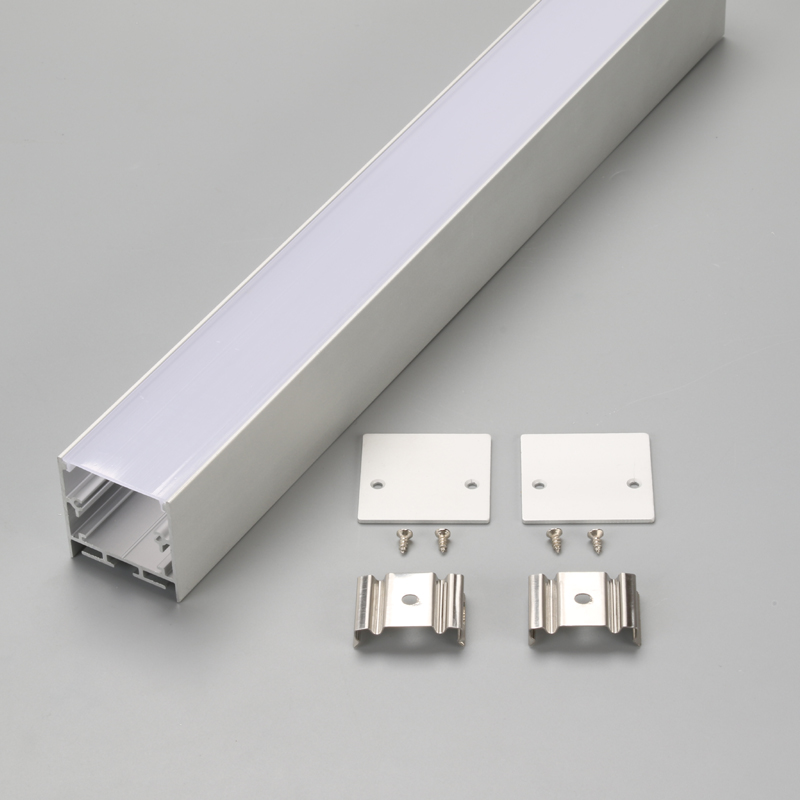 Silverprofil i aluminium för LED-remsbelysning