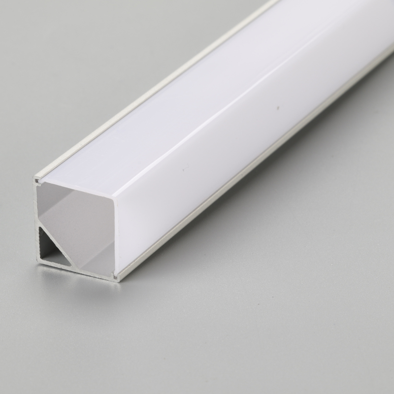 Silver 90-graders LED-remsa aluminiumkanalprofil