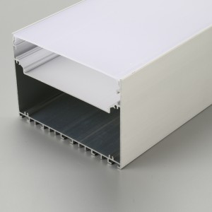 Anodiserande aluminium LED-remsa lätt monteringsspårprofil