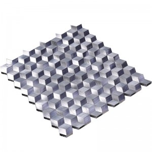 Purpurfärgade metalliska ryggplattor, mosaik för dekoration HLC17