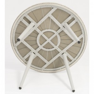 rottingmöbler i aluminiumrottingmöbler med 4 stolar