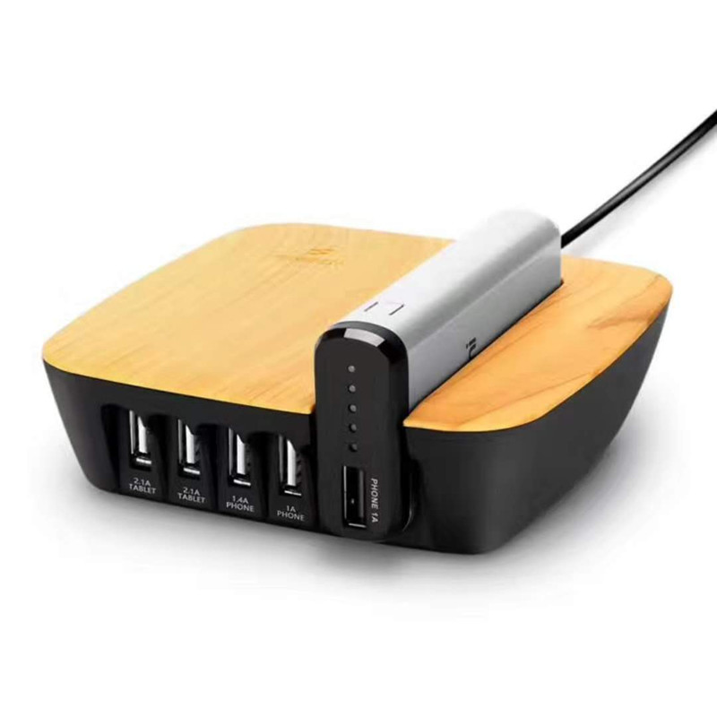 KPS-5401PB Four Port Charger Station u0026 4000 mAh Power Bank