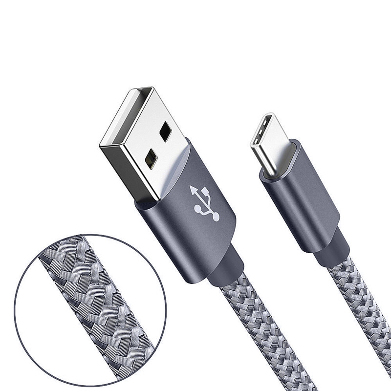 KPS-6101CB nylon USB-kabel