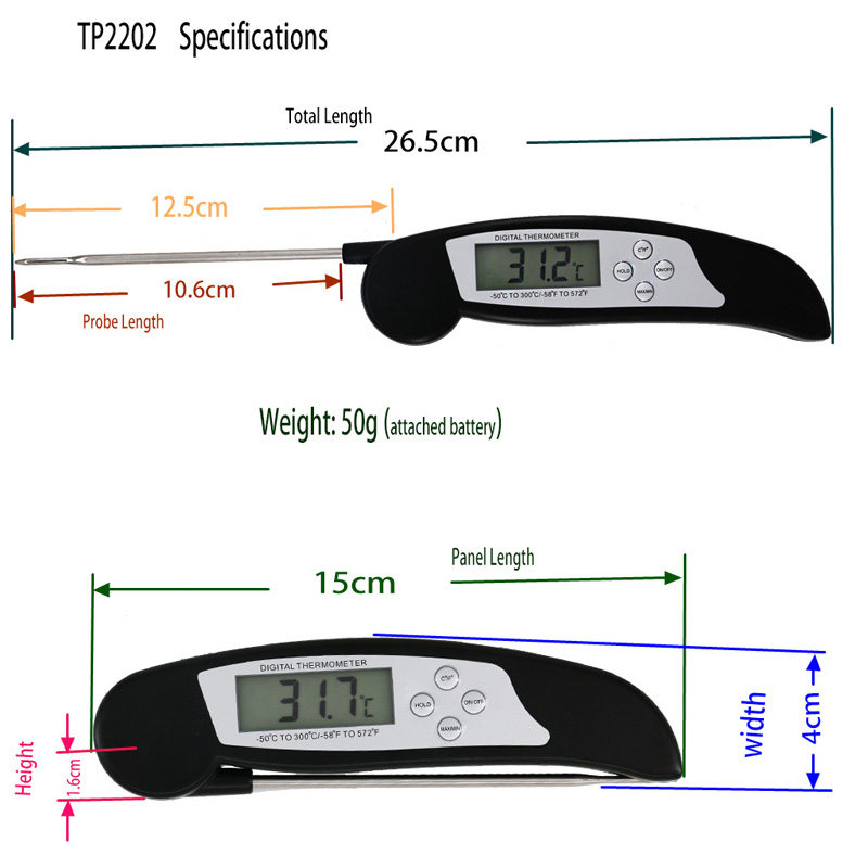 Digital kökmat kött matlagning elektronisk termometer