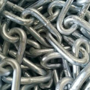 Hot Dip Galvanized High Breaking Load Long Link Lashing Chain