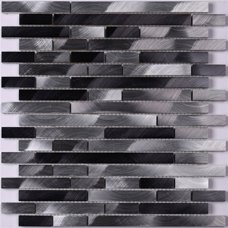 Gradvis svart modernt kakel för Backsplash HLC63