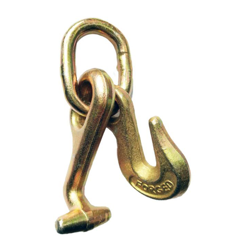 G7 Clevis Grab Hook u0026 Forged T Hook på svetsad länk