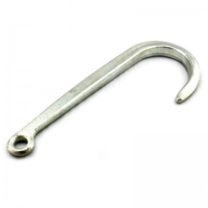 Forged Tow J Hook 3900 LBS WLL Clear Zink
