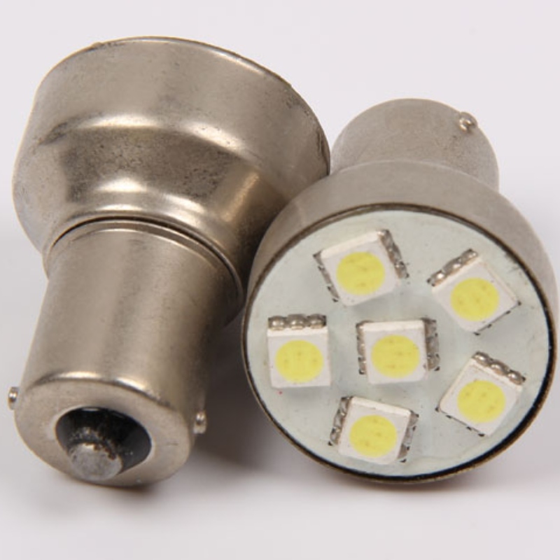 bil blinkljus 6smd 5050 blinkljus s25 1156 p21w